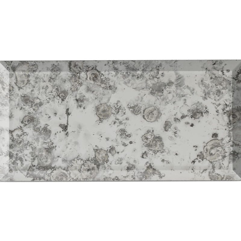 Antique Mirror Subway Bevelled 3x6 Glass Glossy 3x12 Tiles