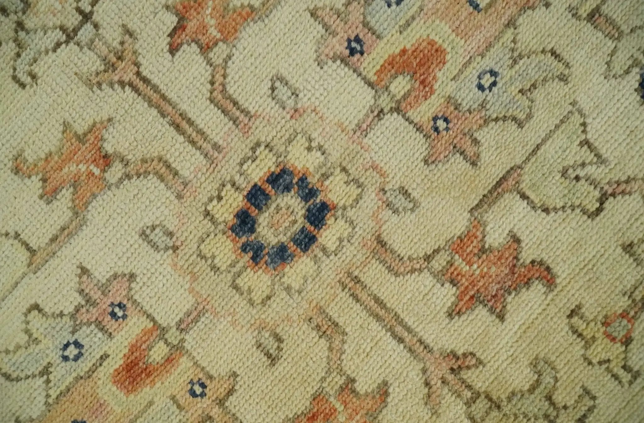 Antique Style Empress Tabriz 6x8 Hand Knotted Beige and Rust Modern Traditional Wool Rug | N35368 by The Rug Decor