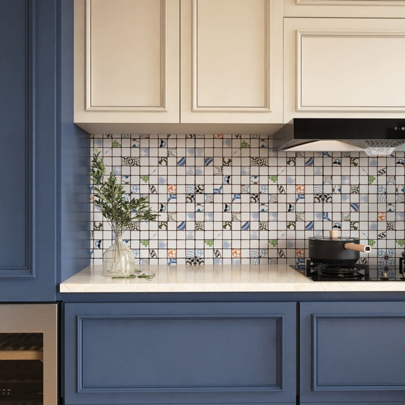 Antiqued Blend Multifinish 2x2 Glazed Terracotta Mosaics 12x12 Glazed Terracotta 12x12 Mosaics — 2