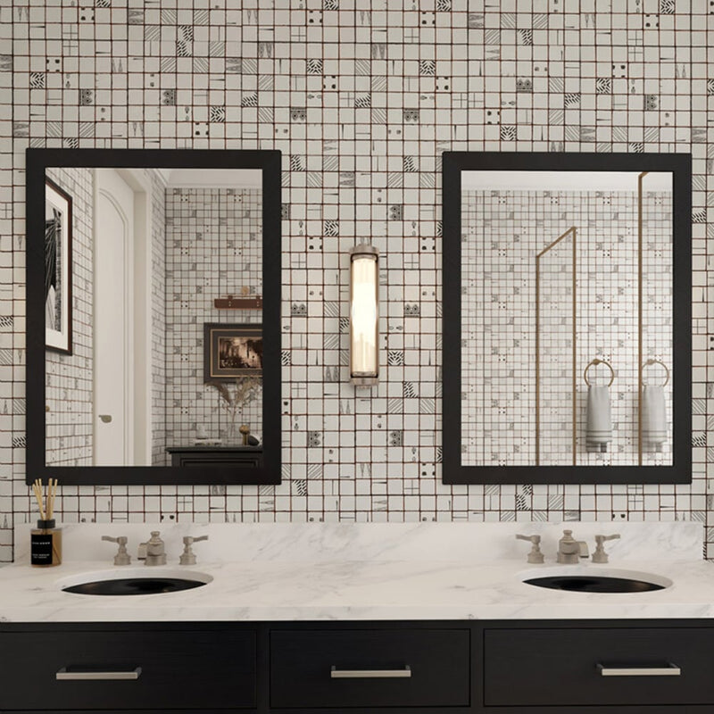 Antiqued Blend Multifinish 2x2 Glazed Terracotta Mosaics 12x12 Glazed Terracotta 12x12 Mosaics — 2