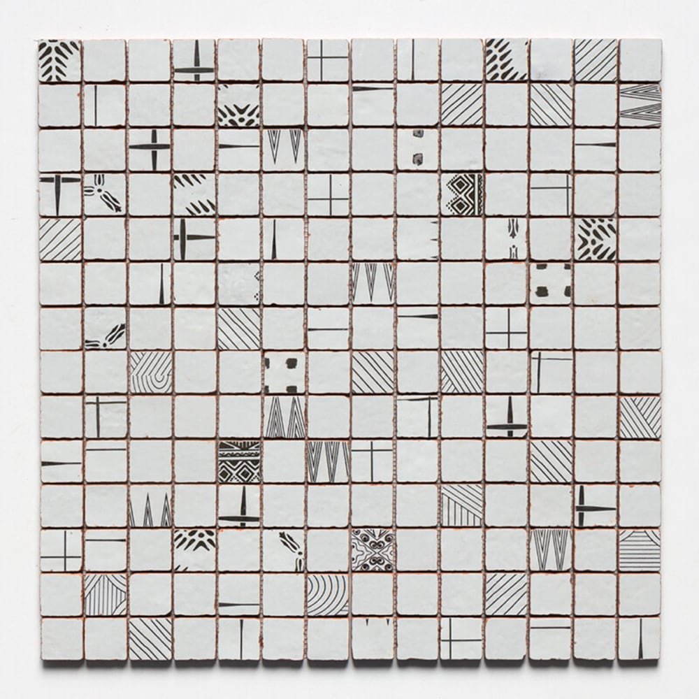 Antiqued Blend Multifinish 2x2 Glazed Terracotta Mosaics 12x12 Glazed Terracotta 12x12 Mosaics — 1