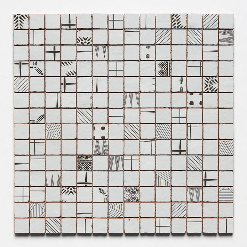 Antiqued Blend Multifinish 2x2 Glazed Terracotta Mosaics 12x12 Glazed Terracotta 12x12 Mosaics — 1