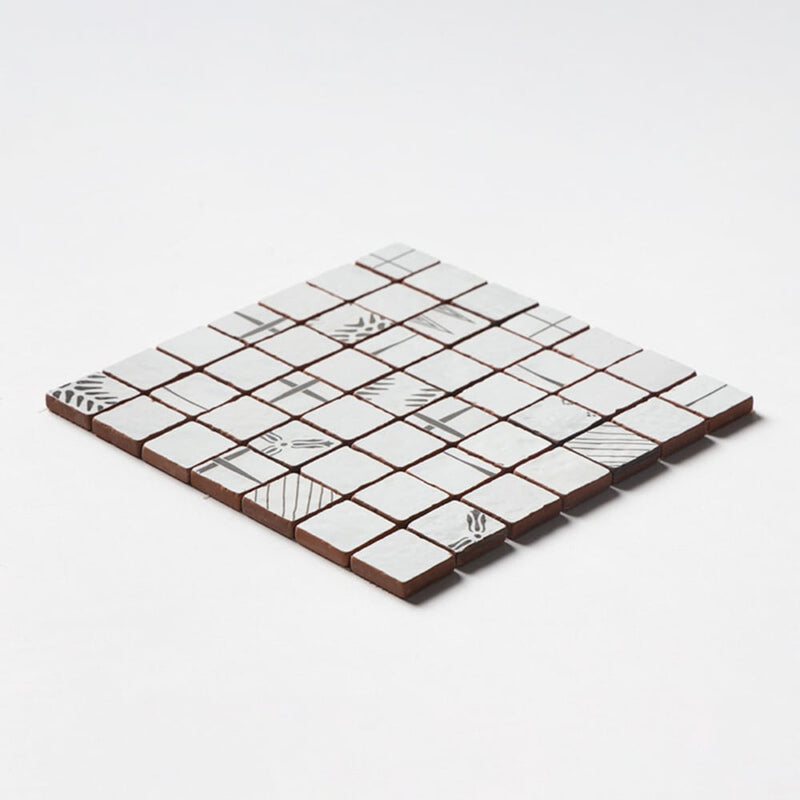 Antiqued Blend Multifinish 2x2 Glazed Terracotta Mosaics 12x12 Glazed Terracotta 12x12 Mosaics — 2