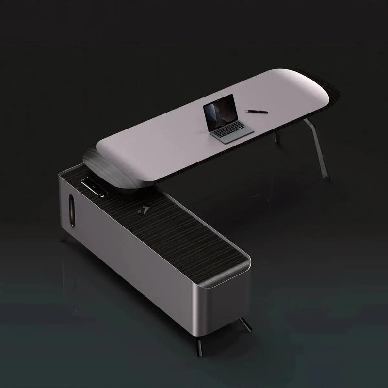 Apexa · Luxury L-Shaped Executive Desk by Arc Grove