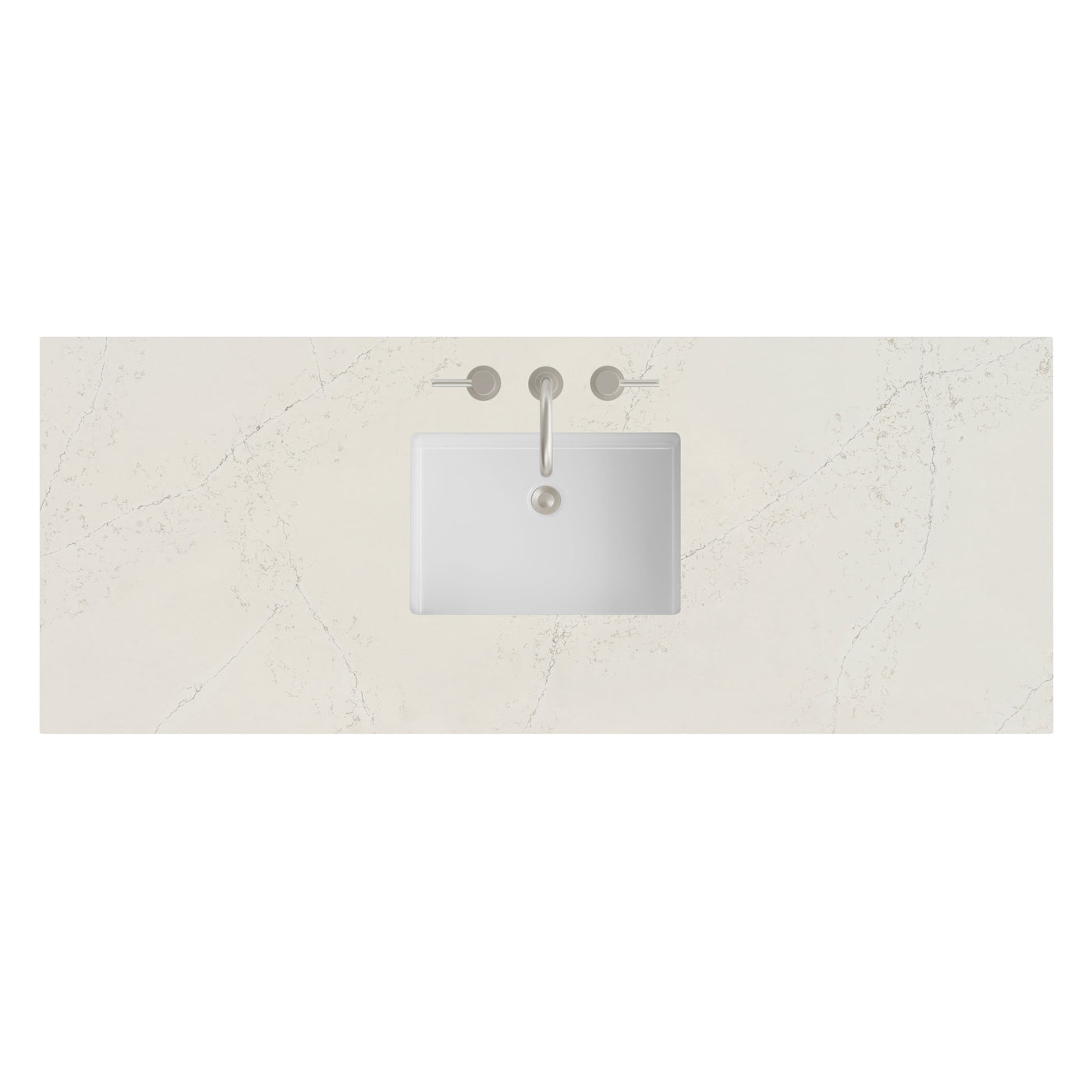 James Martin 60" Single Vanity Top with Siberian countertop