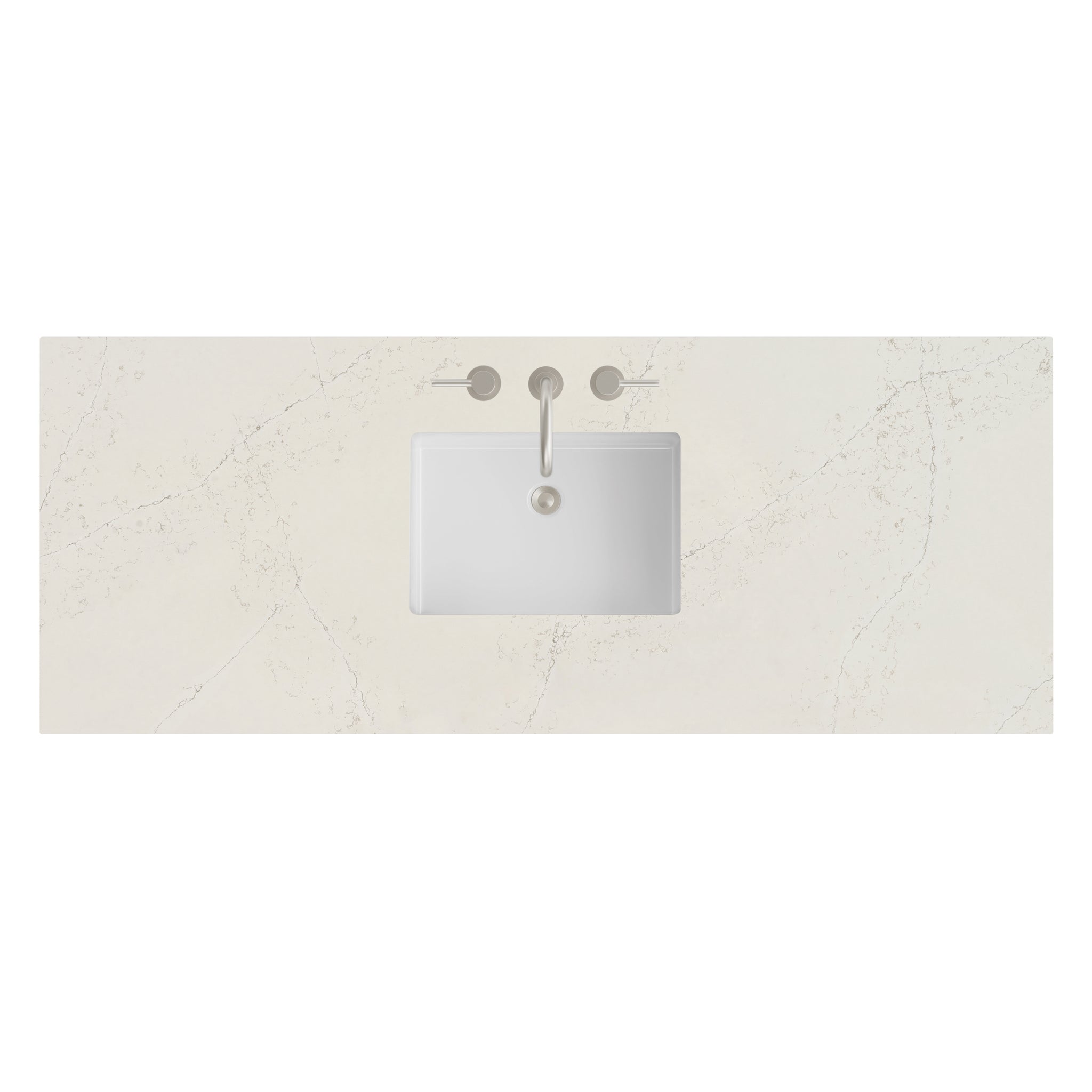James Martin 60" Single Vanity Top with Siberian countertop