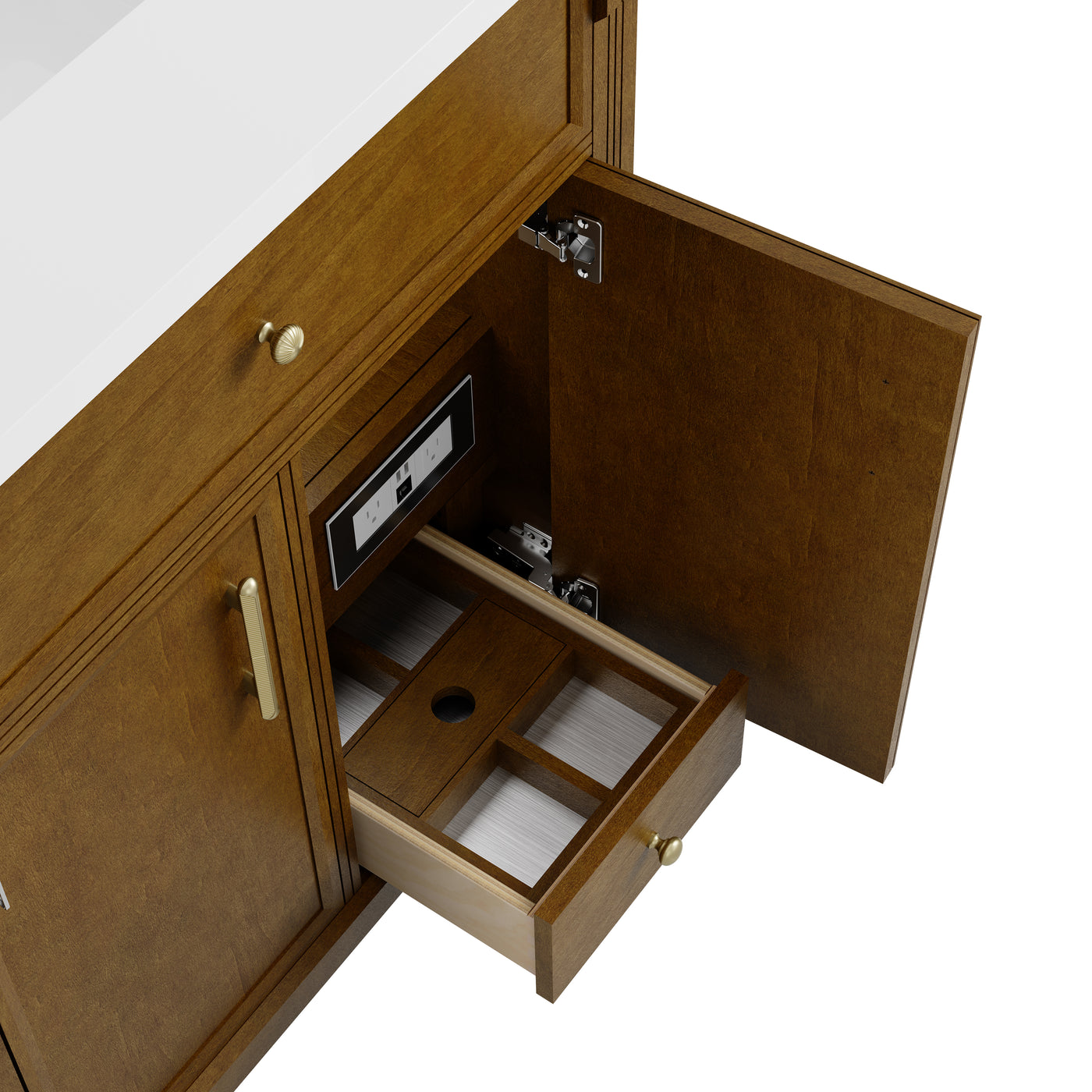 James Martin Bellshire 30" Single Bathroom Vanity, Honey Oak, view 22