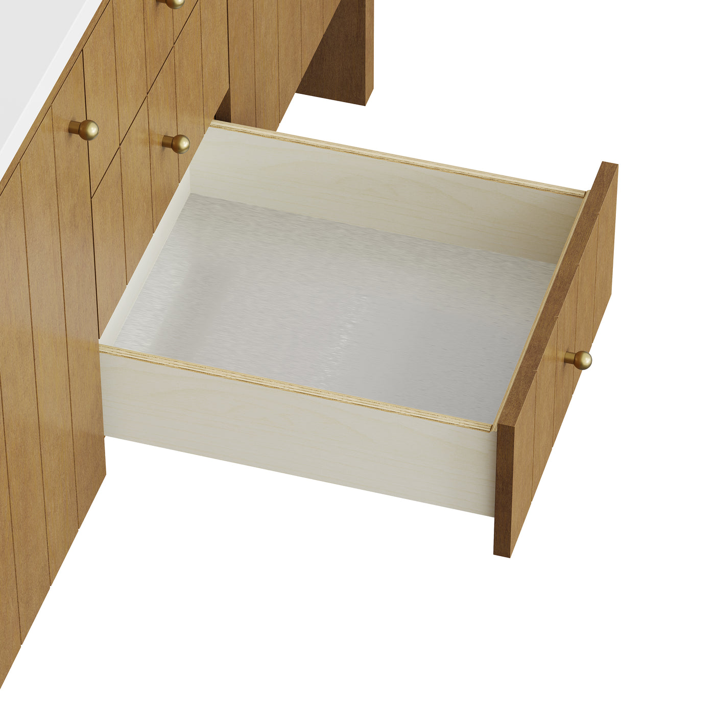James Martin Hudson 60" Double Bathroom Vanity, Honey Oak, view 29