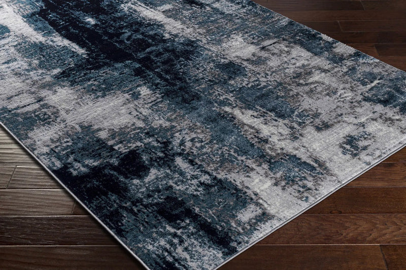 Apas Abstract Blue Area Rug by Boutique Rugs