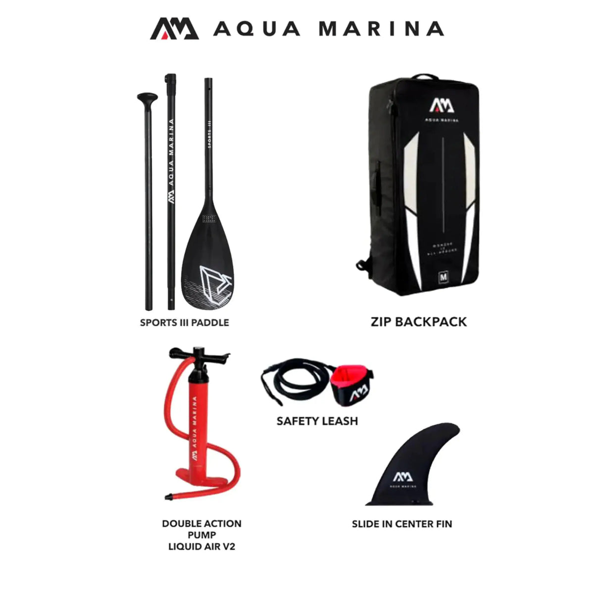 Aqua Marina Atlas 12FT All-Around Inflatable Paddleboard [BT-21ATP] (SAK57569) by SAKSBY WHOLESALE