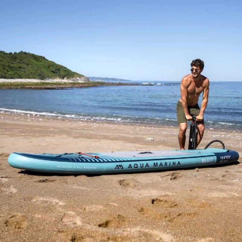 Aqua Marina Beast 10FT Advanced All-Around Inflatable SUP With Carbon Hybrid Paddle [BT-23BEP] (SAK89512) by SAKSBY WHOLESALE