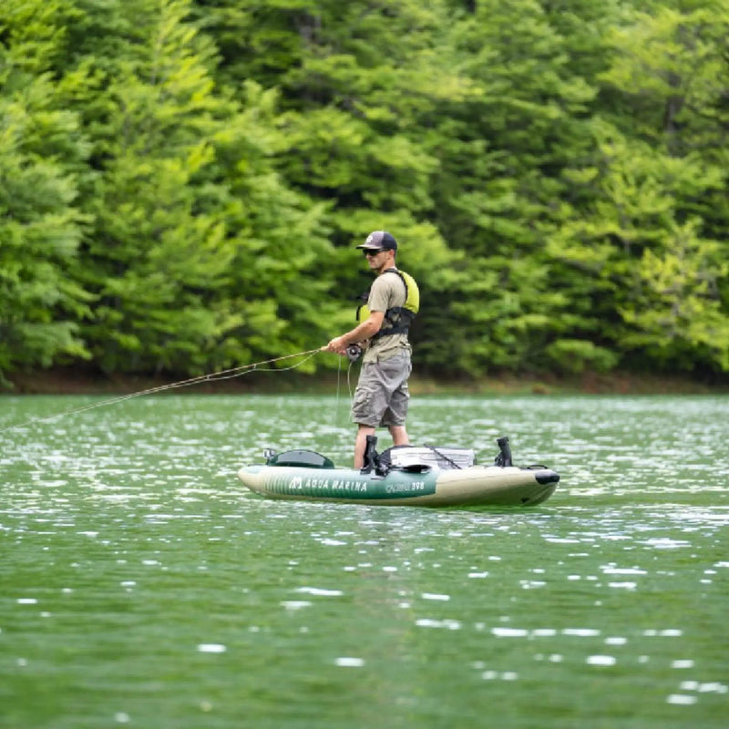 Aqua Marina Caliber 13FT Angling Kayak With Foldable Fishing Seat [Paddle Excluded] [CA-398] (SAK23467) by SAKSBY WHOLESALE