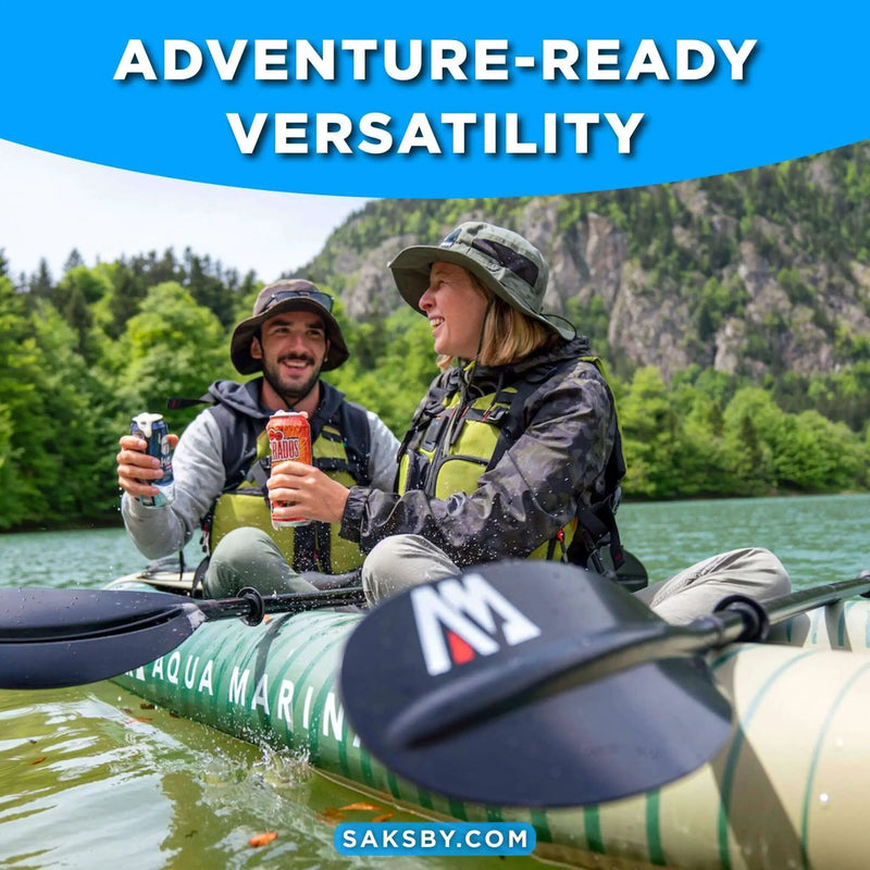 Aqua Marina Caliber 13FT Angling Kayak With Foldable Fishing Seat [Paddle Excluded] [CA-398] (SAK23467) by SAKSBY WHOLESALE