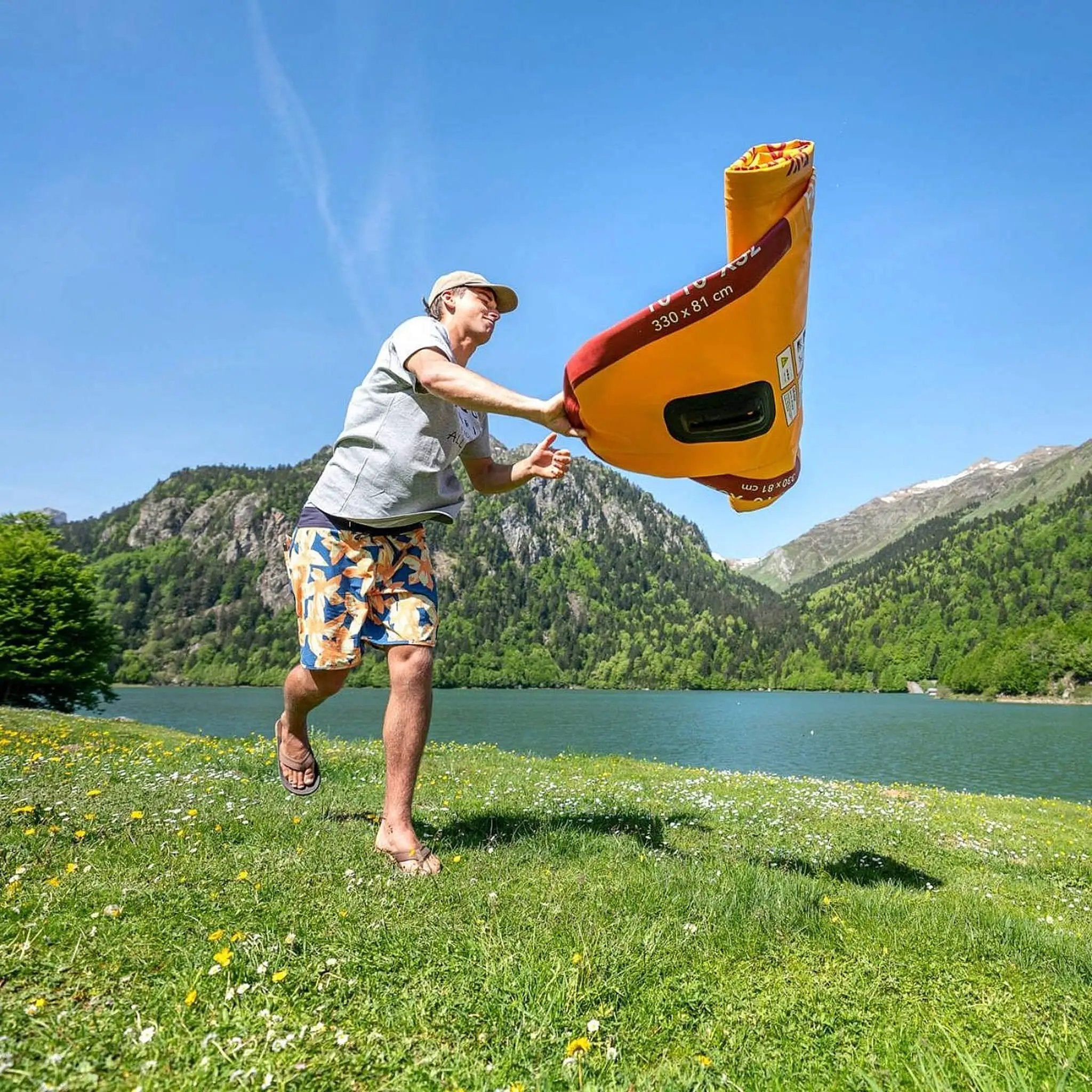 Aqua Marina Fusion 10FT Premium All-Around SUP W/ Durable PVC Rail Layers & Grooved EVA Footpad [BT-23FUP] (SAK37195) by SAKSBY WHOLESALE