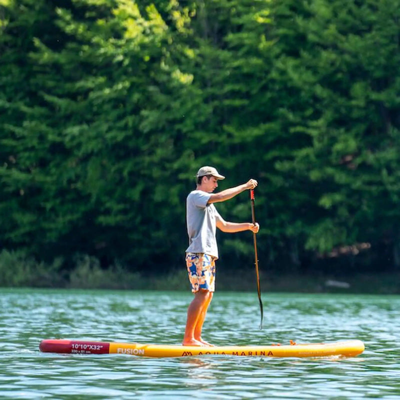 Aqua Marina Fusion 10FT Premium All-Around SUP W/ Durable PVC Rail Layers & Grooved EVA Footpad [BT-23FUP] (SAK37195) by SAKSBY WHOLESALE
