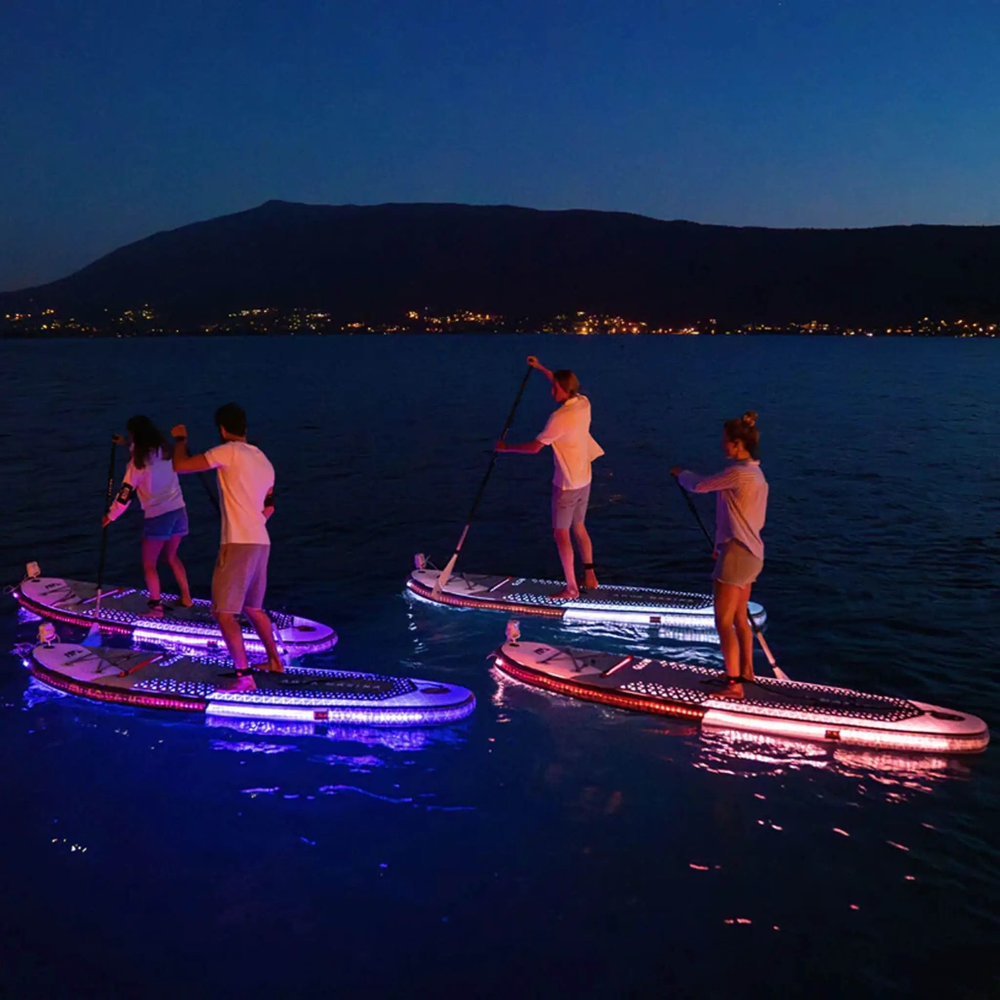 Aqua Marina Glow 10FT All-Around ISUP With Ambient Light System And Safety Leash [BT-24GL] (SAK48269) by SAKSBY WHOLESALE