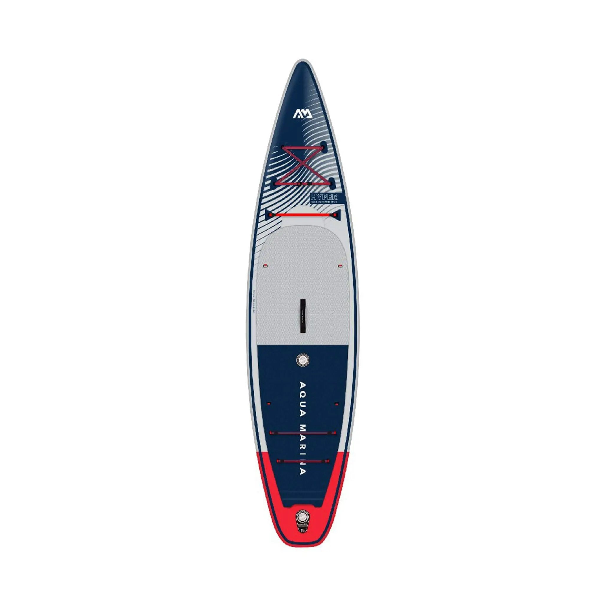 Aqua Marina Hyper 12FT Navy Touring SUP With Hydrodynamic Rail Edges & Adjustable Bungee [BT-23HY02] (SAK23285) by SAKSBY WHOLESALE