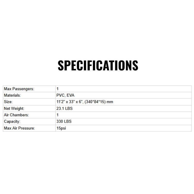Aqua Marina Magma 11FT All-Around Inflatable SUP With Carbon Hybrid Paddle [BT-23MAP] (SAK35791) by SAKSBY WHOLESALE
