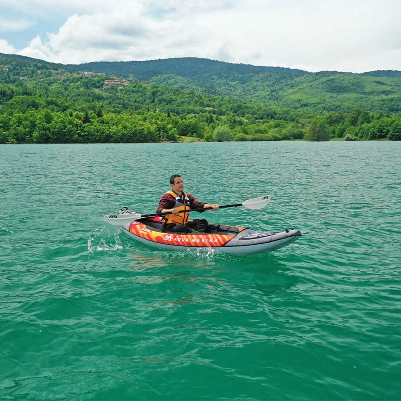 Aqua Marina Memba 330 10FT 1-Person Ultra Stiff Touring Kayak With Double Wall Fabric Floor [ME-330] (SAK56789) by SAKSBY WHOLESALE