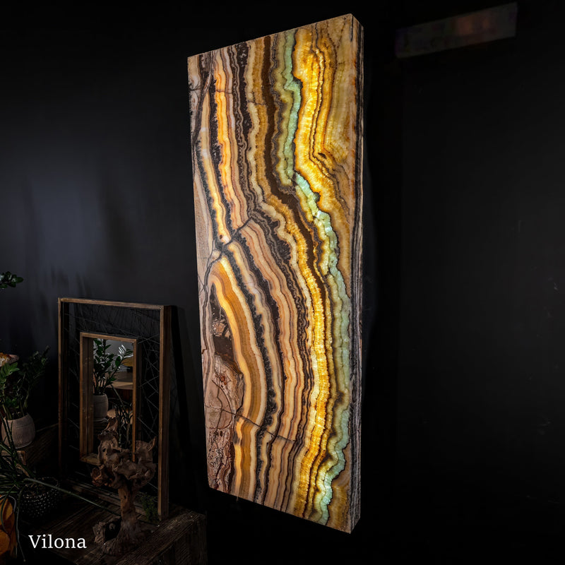 Aqua Onyx Crystal Wall Panels #1 (Single), photo 4 of 10