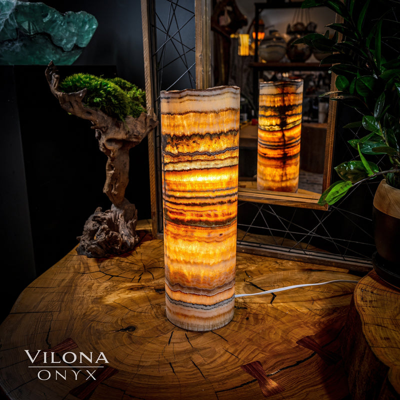 Aqua Onyx Lamp (Table Lamp #19), photo 4 of 4