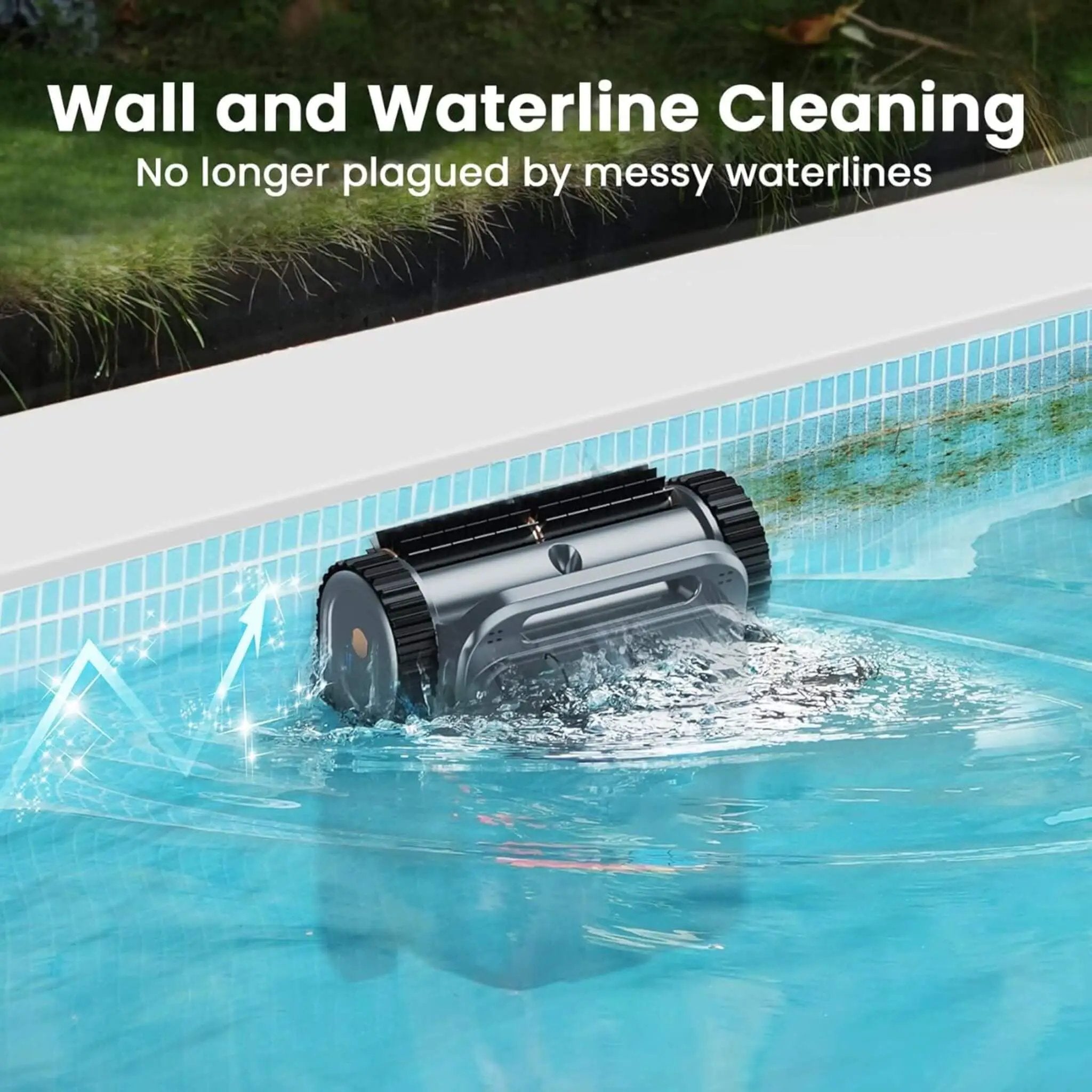 AquaBot Smart Robotic Pool Cleaner With Fast Charging (SAK73916) by SAKSBY WHOLESALE