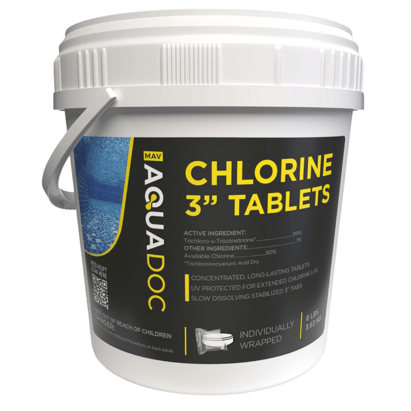 Pool Chlorine Tablets by AquaDoc