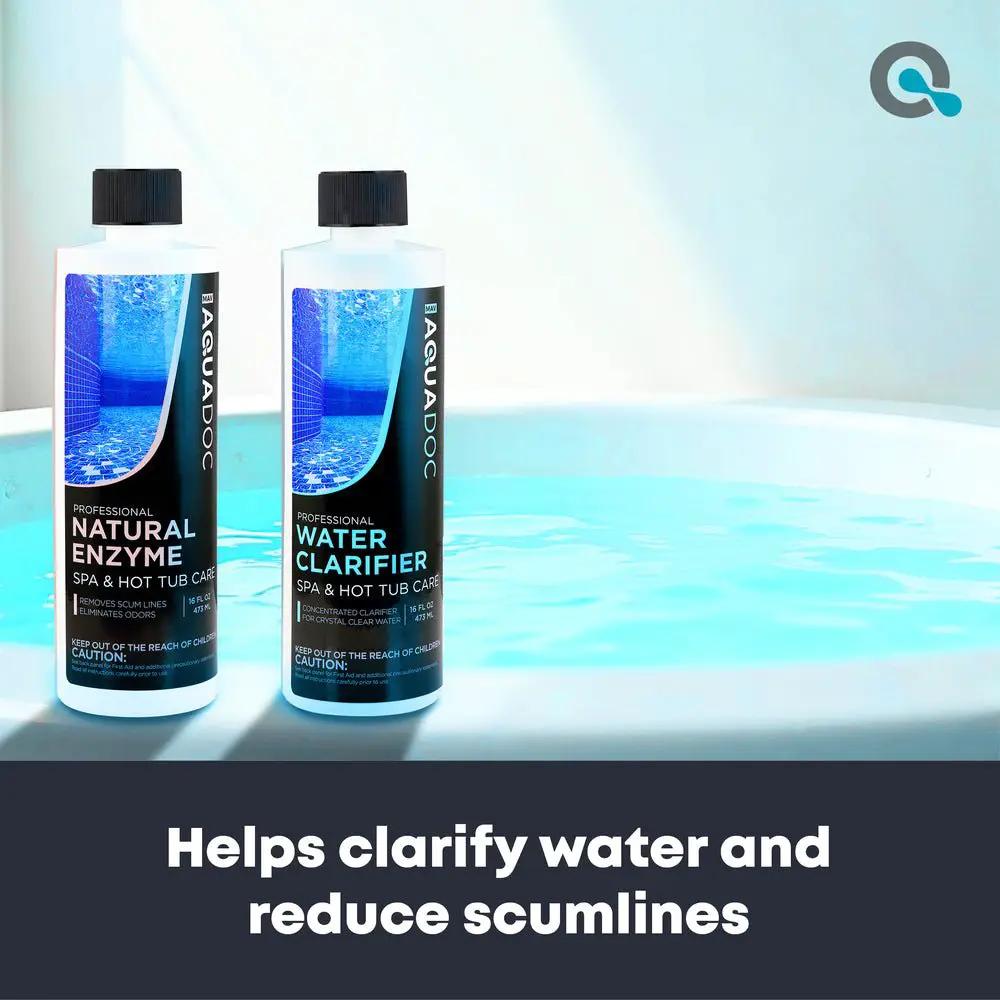 Spa Water Clarifier & Natural Enzyme Bundle by AquaDoc