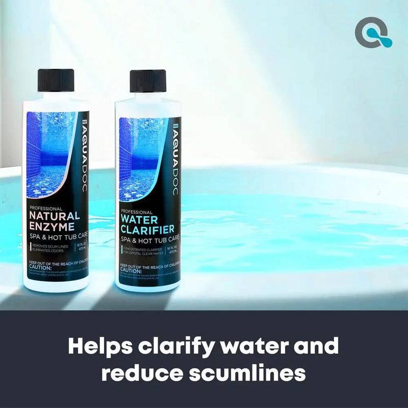 Spa Water Clarifier & Natural Enzyme Bundle by AquaDoc