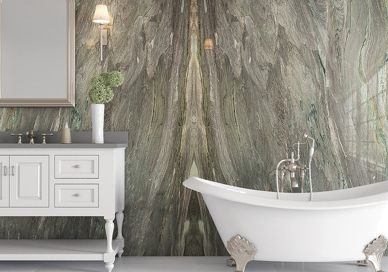 Aquarella Macauba Polished Quartzite Slab Random room scene