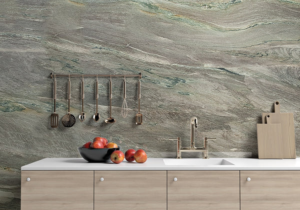 Aquarella Macauba Polished Quartzite Slab Random room scene 2