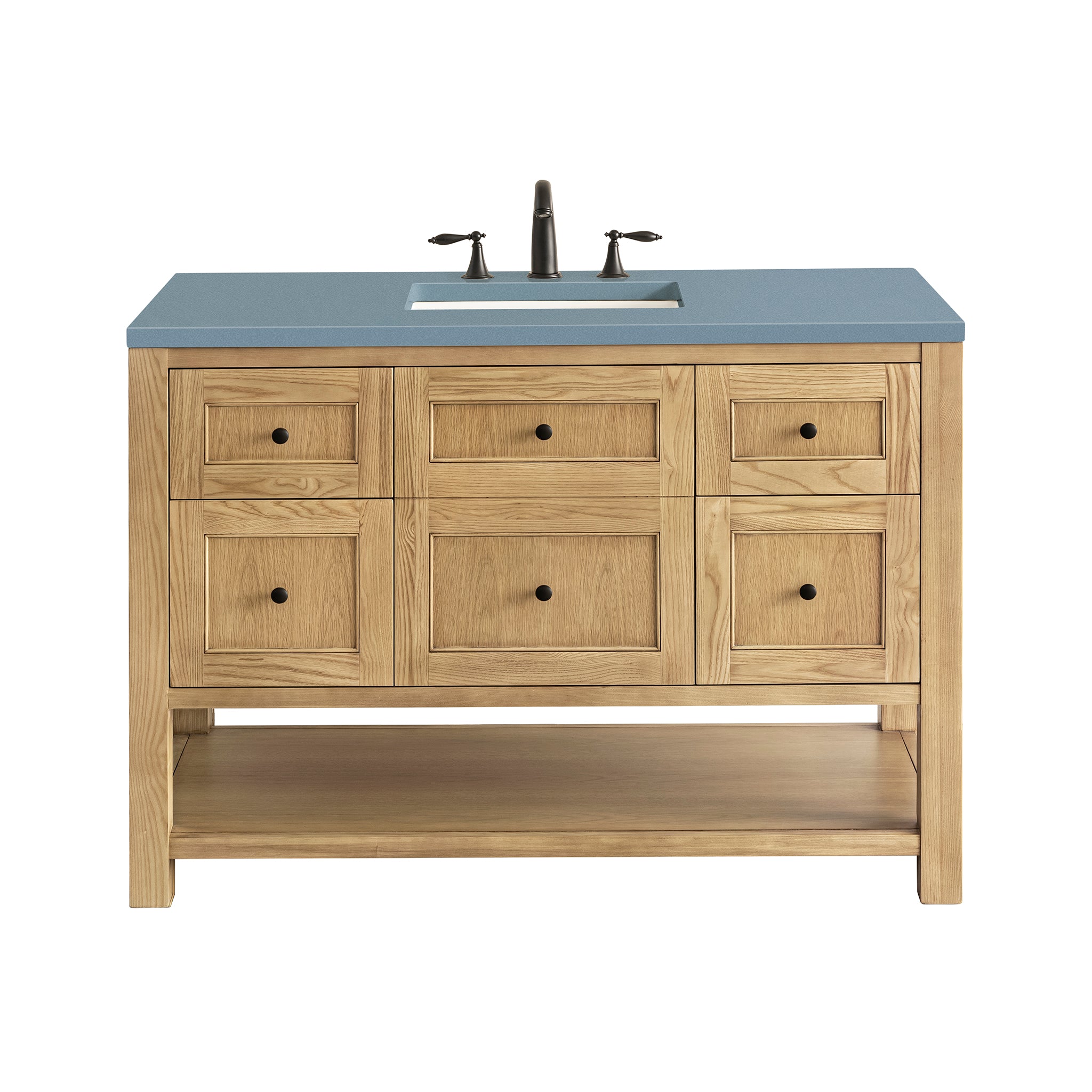 James Martin Breckenridge 48" Single Bathroom Vanity, Light Natural Oak, view 26