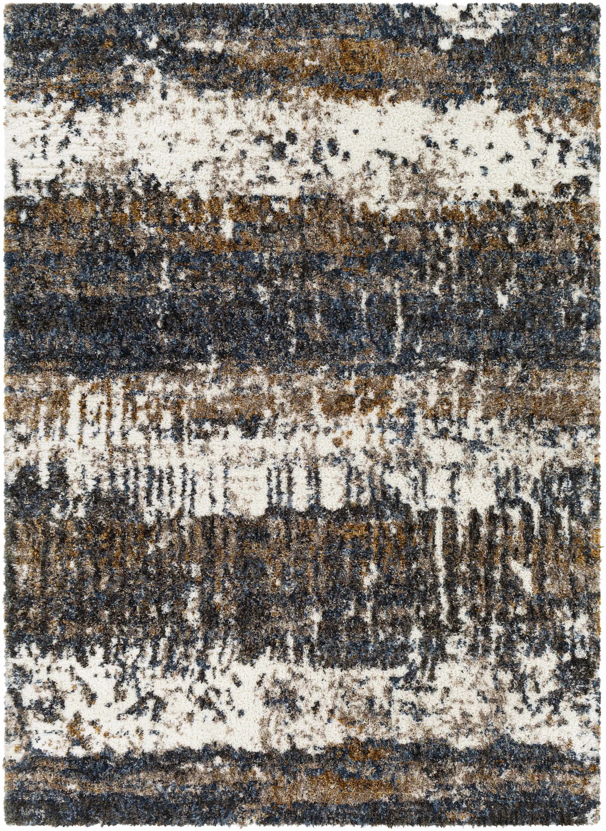 Arboles Abstract Lined Plush Area Rug by Boutique Rugs