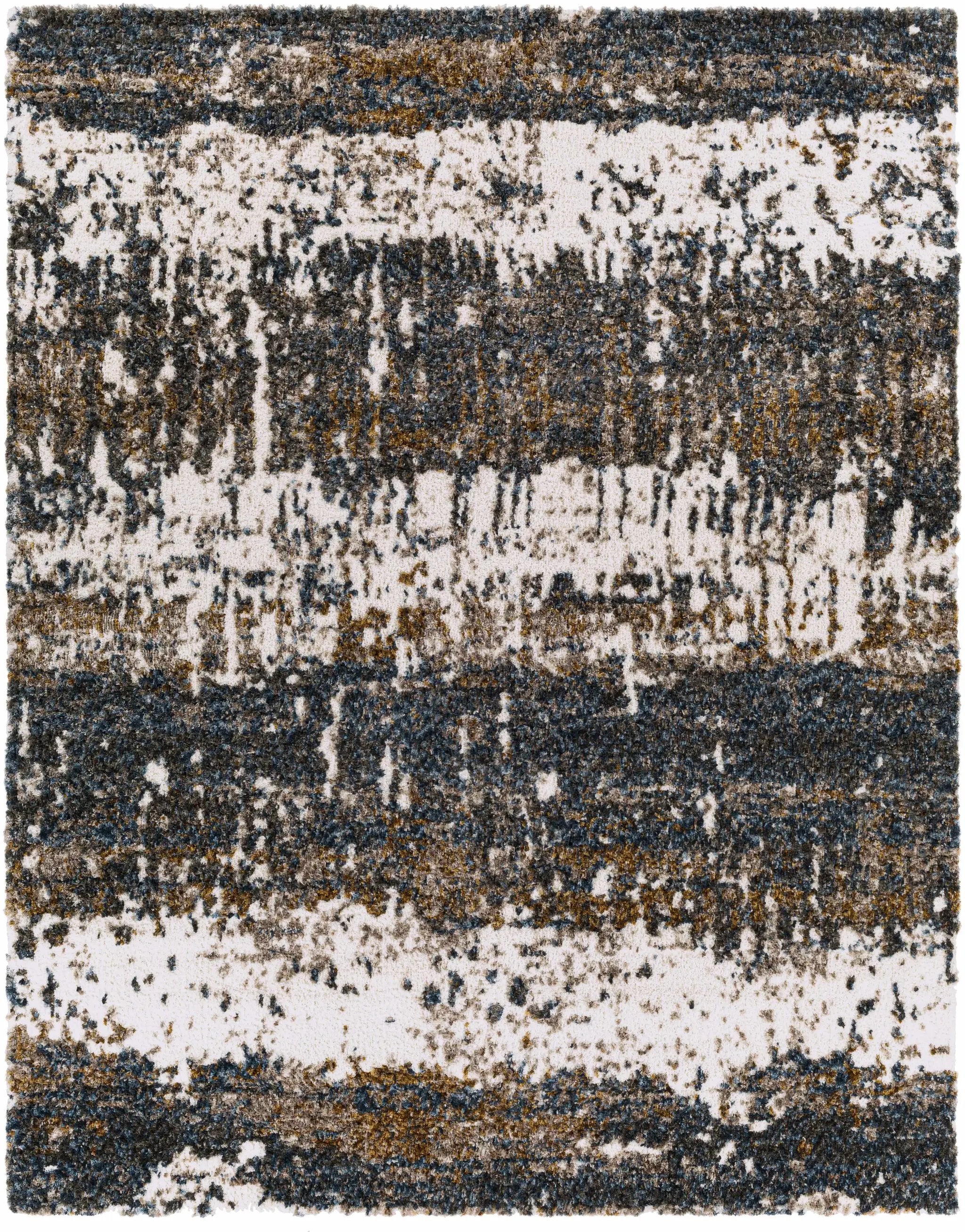Arboles Abstract Lined Plush Area Rug by Boutique Rugs