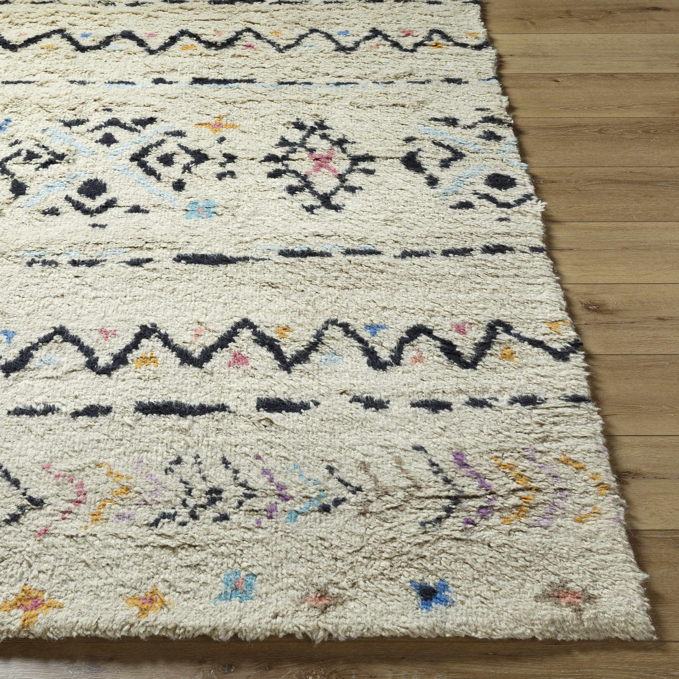 Arcanum Hand Knotted Wool Area Rug - Clearance by Boutique Rugs