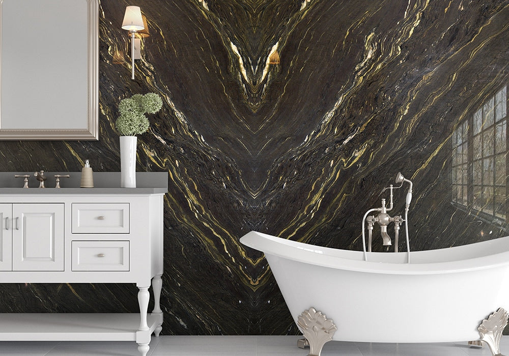 Arcadia Polished Marble Slab Random room scene