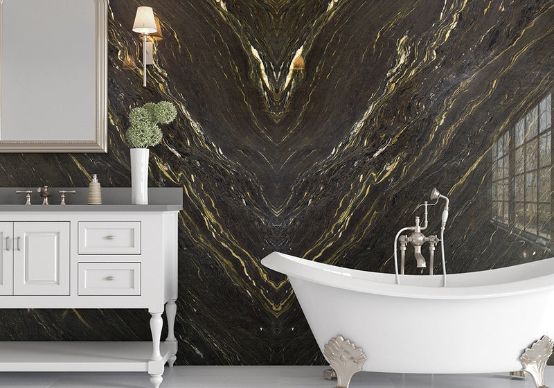 Arcadia Polished Marble Slab Random room scene