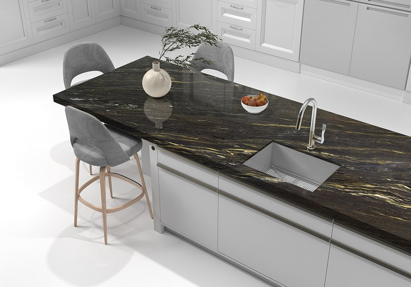 Arcadia Polished Marble Slab Random room scene 4