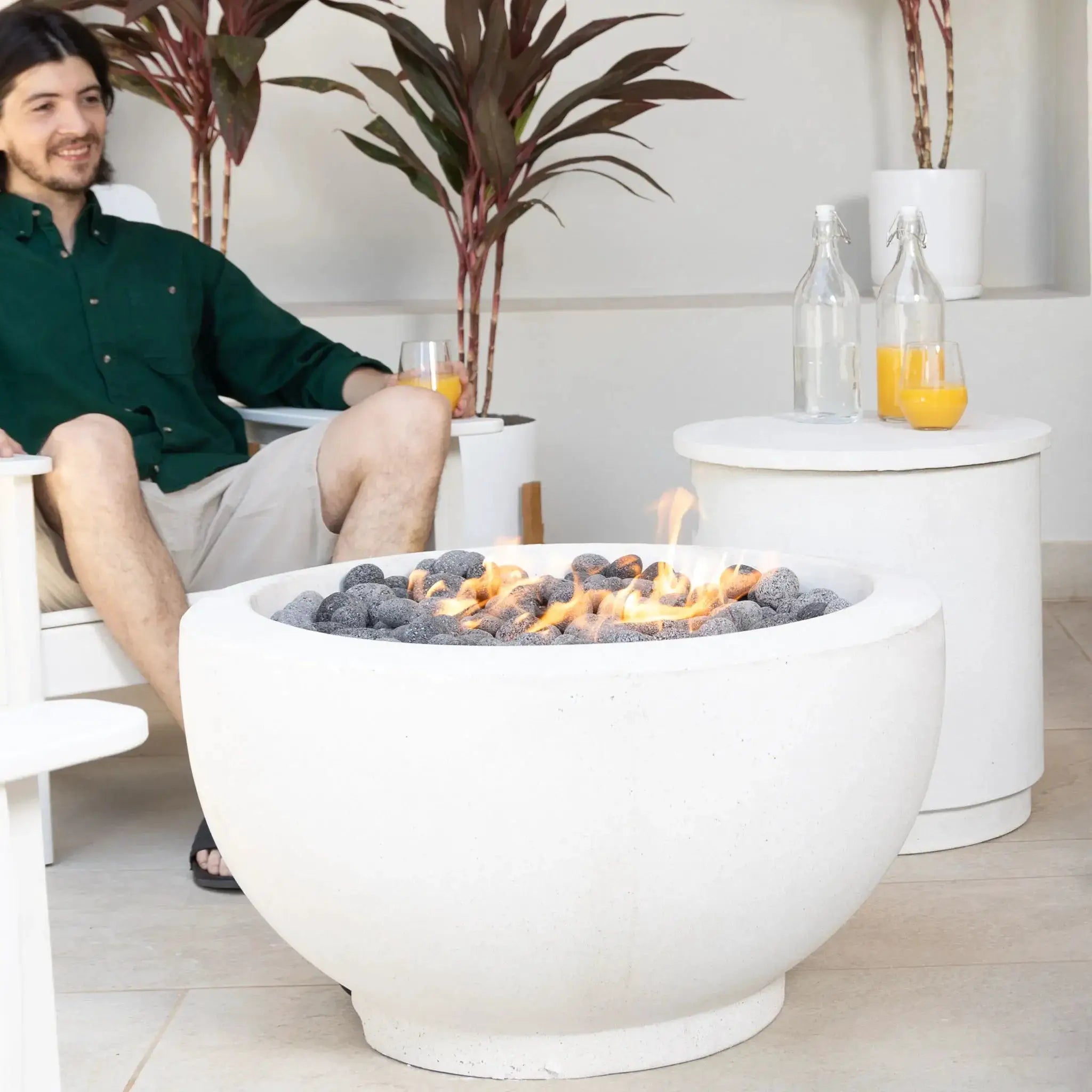 Architectural Precast Concrete Propane Fire Pit by ModaConcrete - Direct source for architectural and precast concrete