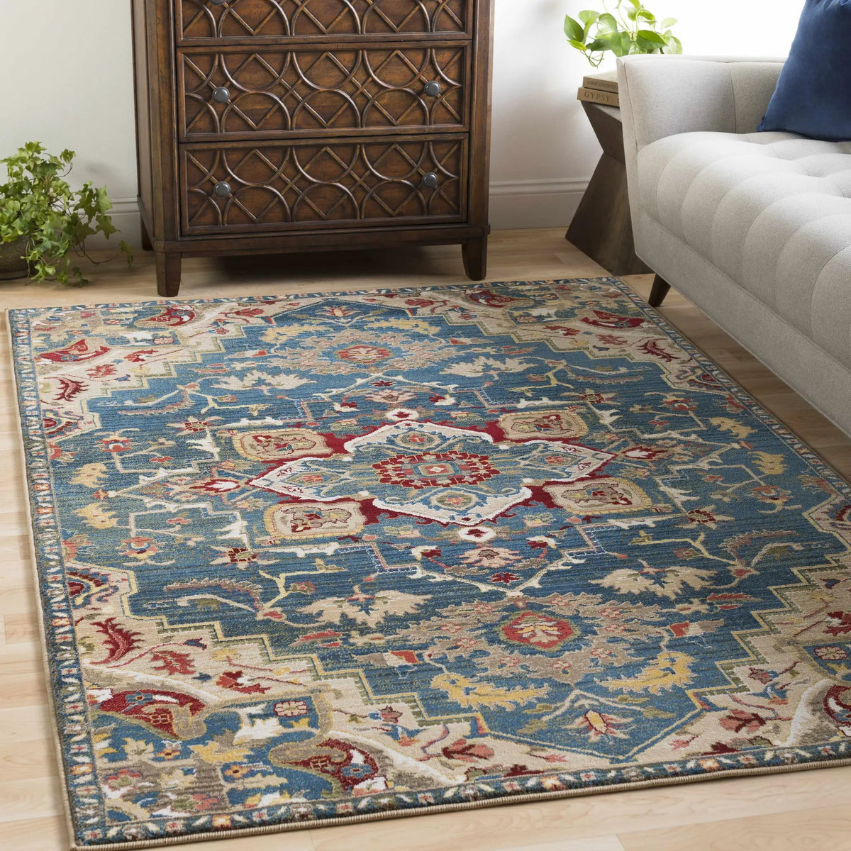 Argyle Area Rug - Clearance, installed in a room