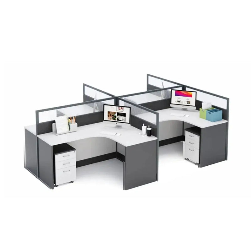 Averon · L-Shaped Cubicle Workstation by Arc Grove