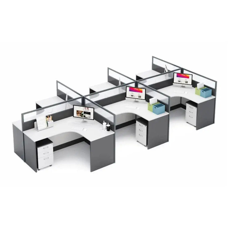 Averon · L-Shaped Cubicle Workstation by Arc Grove