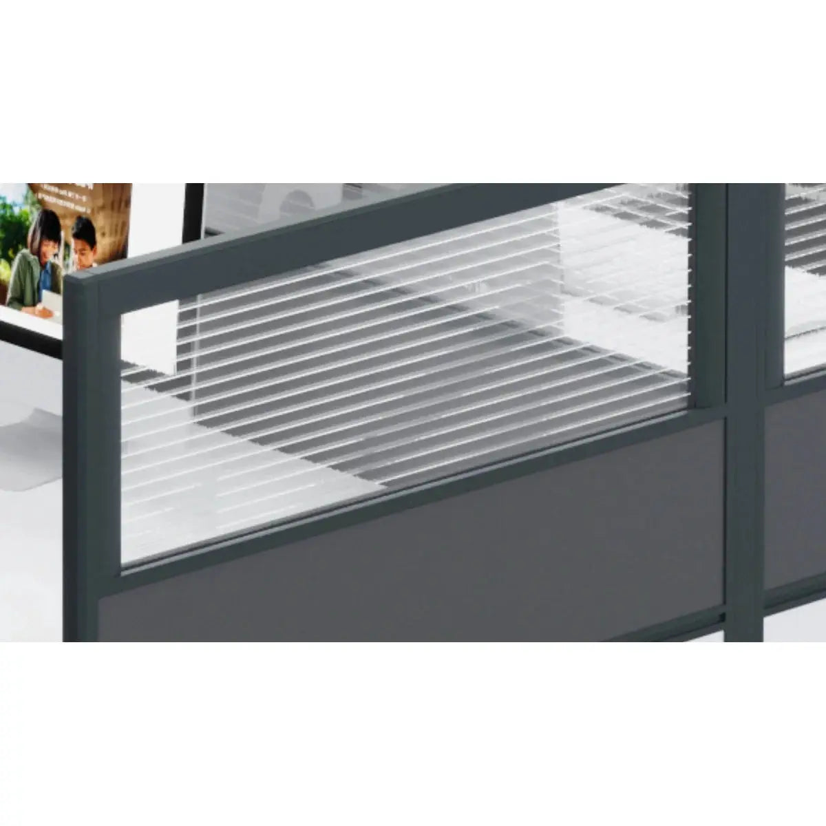 Averon · L-Shaped Cubicle Workstation by Arc Grove