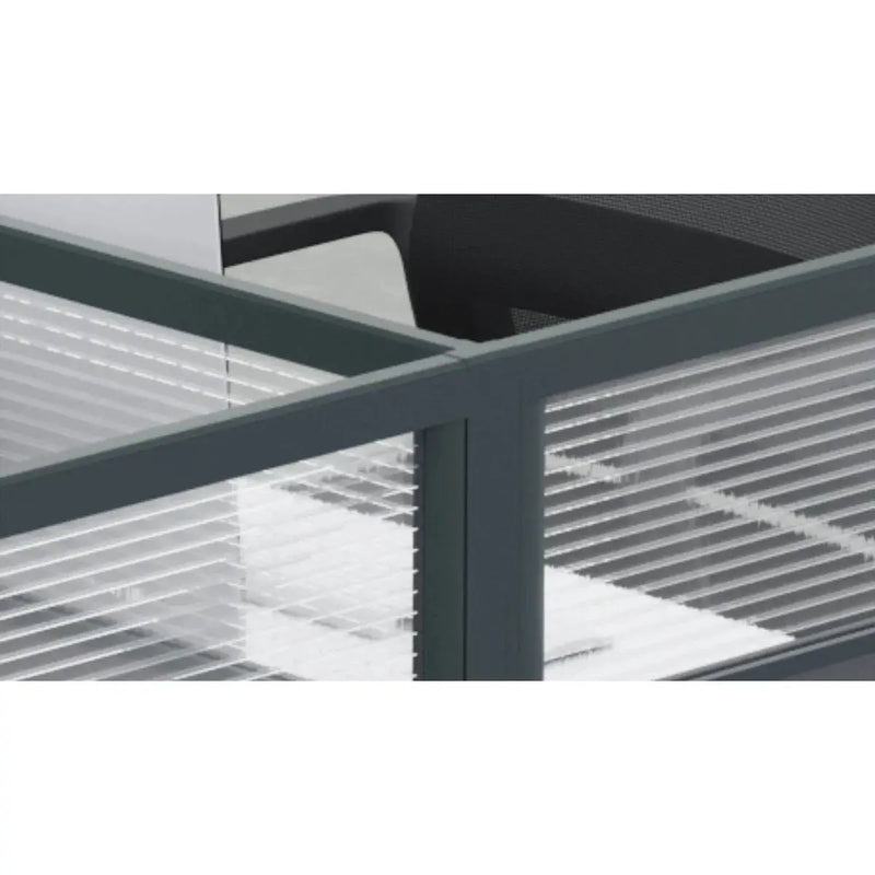 Averon · L-Shaped Cubicle Workstation by Arc Grove