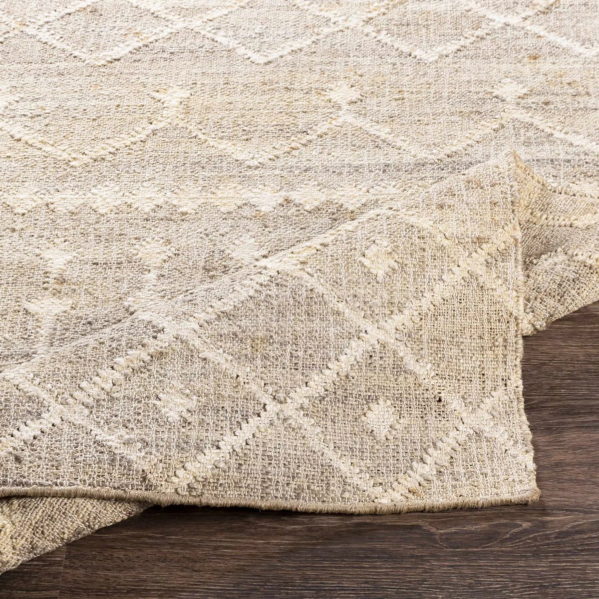 Armidale Hand Woven Beige Jute Rug - Clearance, photo 4 of 8