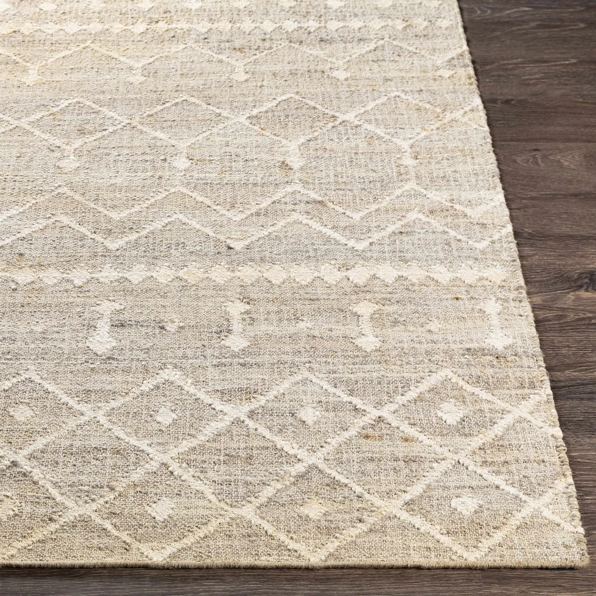 Armidale Hand Woven Beige Jute Rug - Clearance by Boutique Rugs