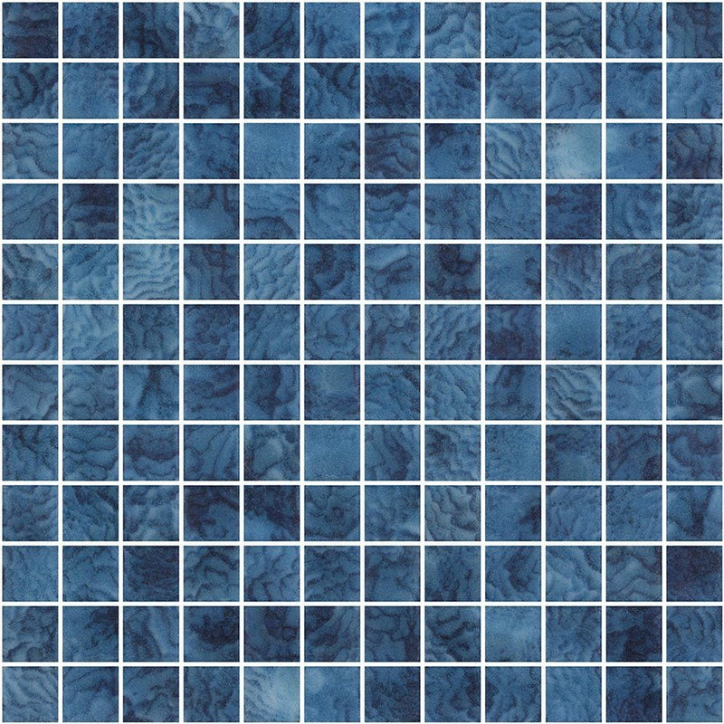 Arrecife Blue Anti Slip 1x1 Glass Mosaics 12x12 Glass Anti Slip 12x12 Mosaics