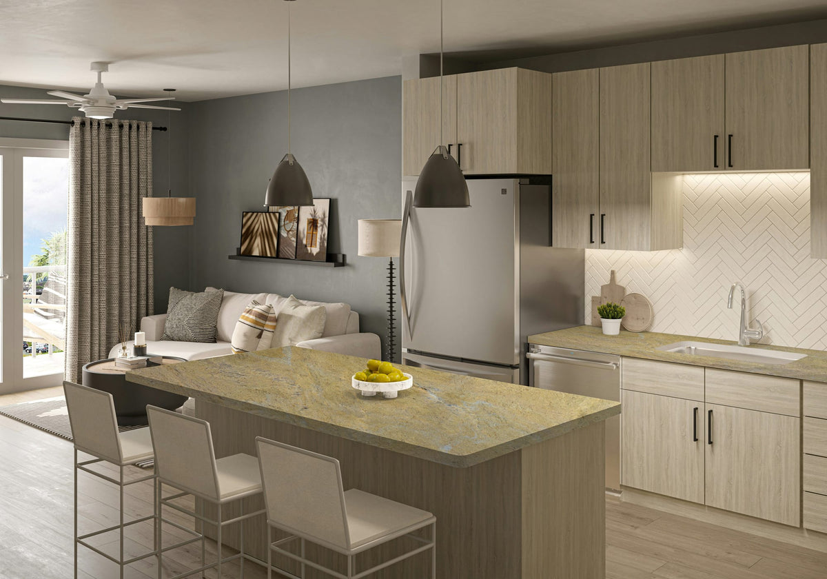 Artemis Polished Marble Slab Random room scene