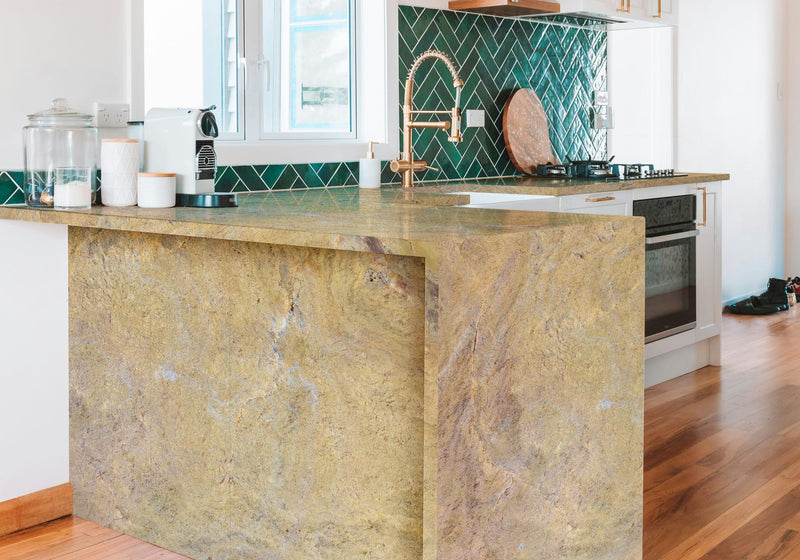 Artemis Polished Marble Slab Random room scene 2