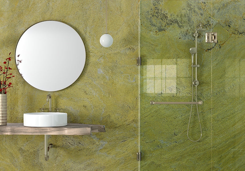 Artemis Polished Marble Slab Random room scene 3